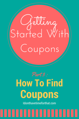 where to find coupons