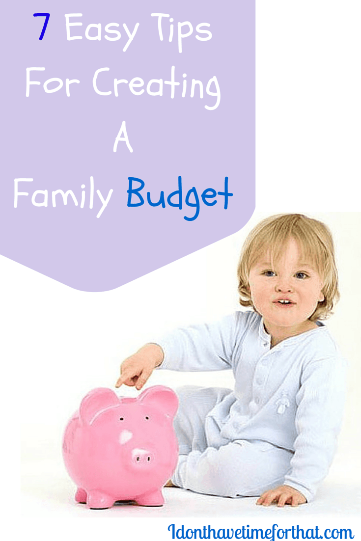 create your family budget