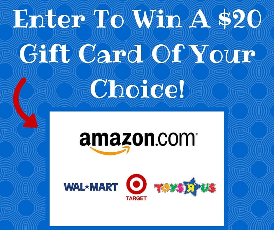 Enter To Win A $20 Gift Card Of Your Choice!
