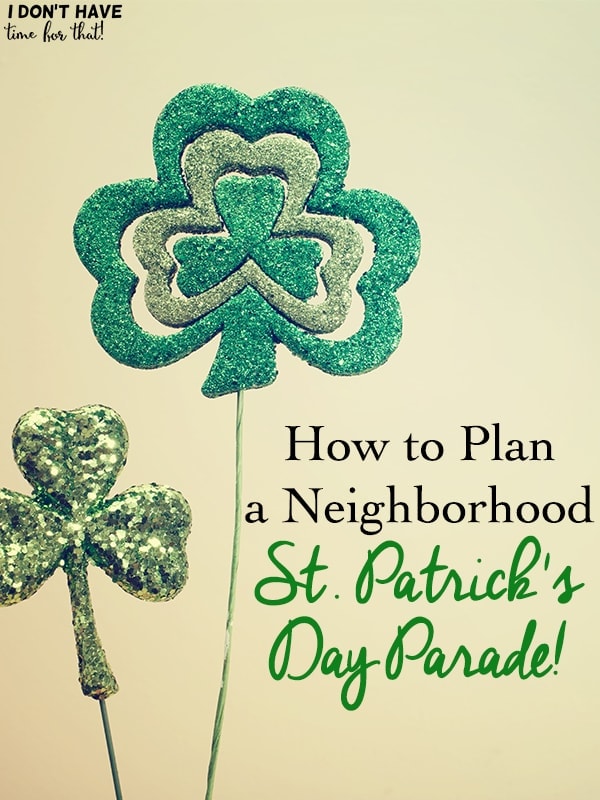 Neighborhood St. Patrick's Day Parade