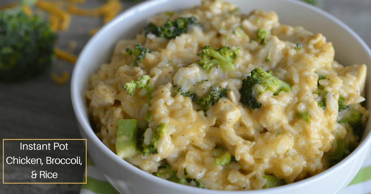 Instant Pot Chicken Broccoli and Rice - I Don’t Have Time For That!