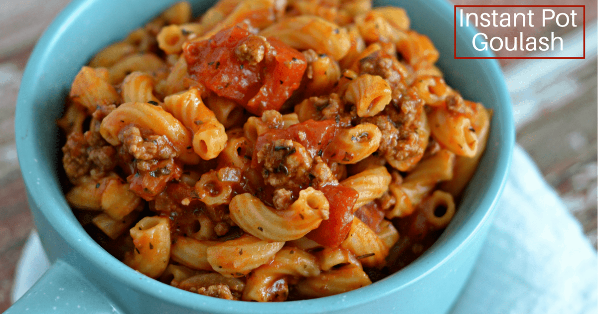 Instant Pot Goulash