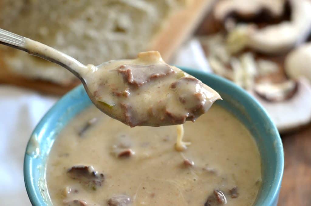 Instant Pot Philly Cheese Steak Soup