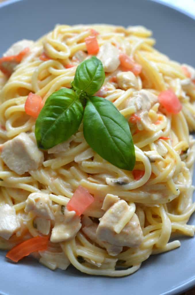 Instant Pot Tomato Basil Pasta with Chicken