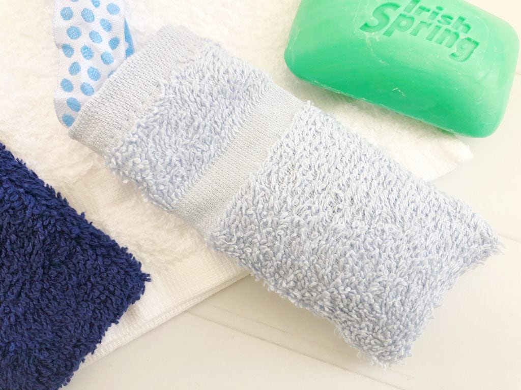 DIY Washcloth Soap Holder