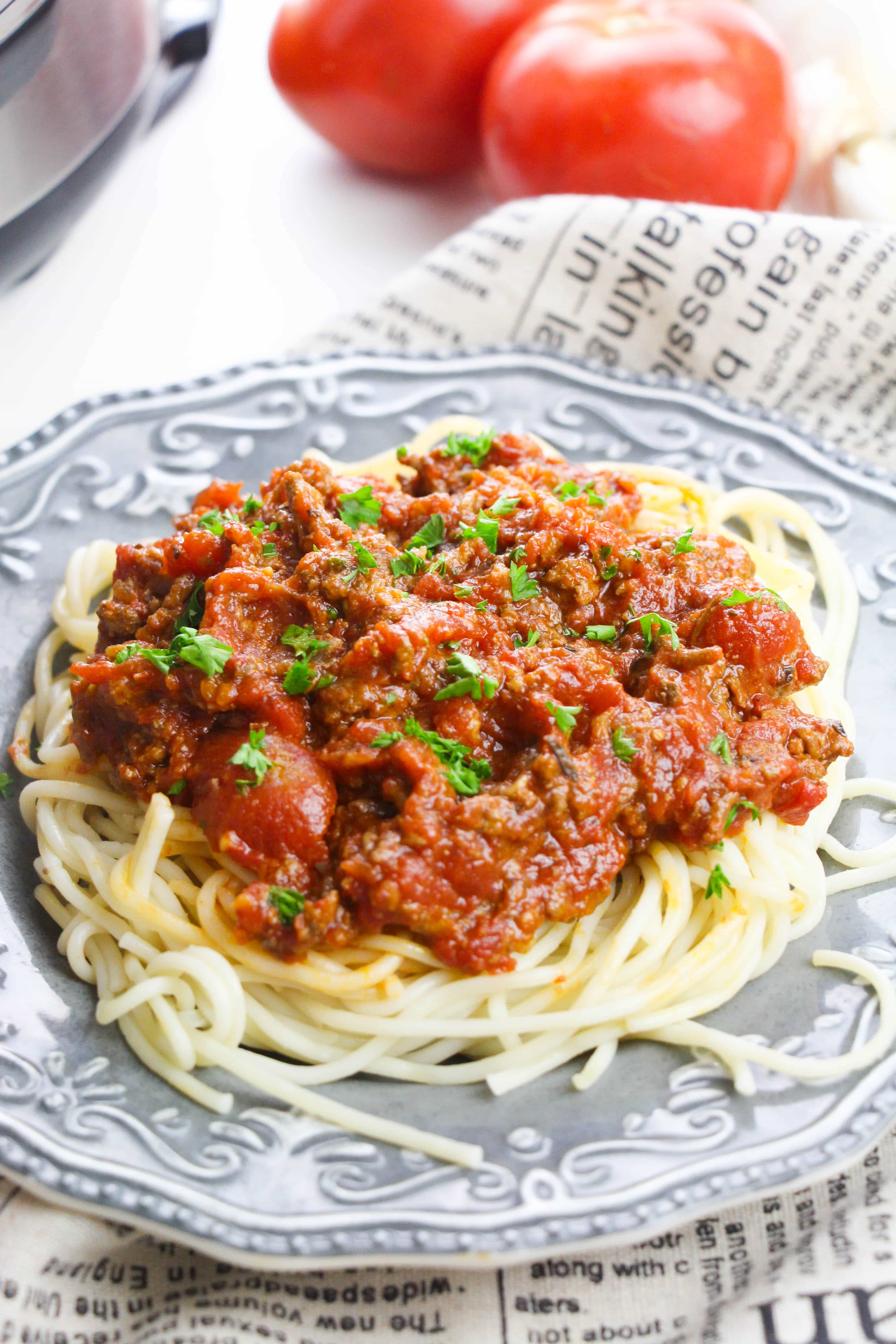 Instant Pot Hearty Meat Sauce