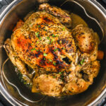 cooked Instant Pot Whole Chicken