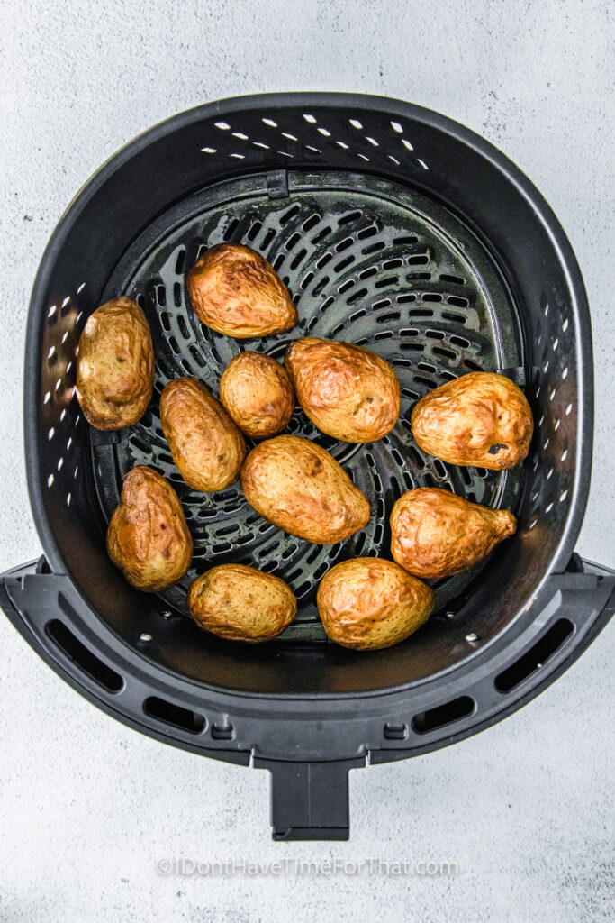 cooked potatoes to make Air Fryer Smashed Potatoes