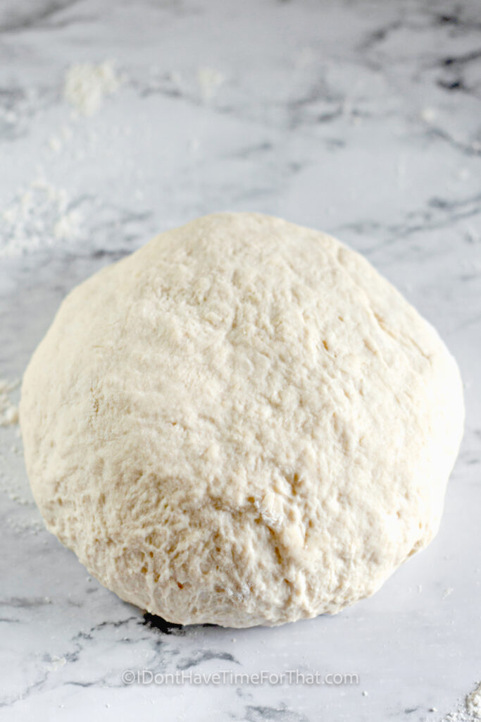 pizza dough in a ball to make dough for Fried Pizza