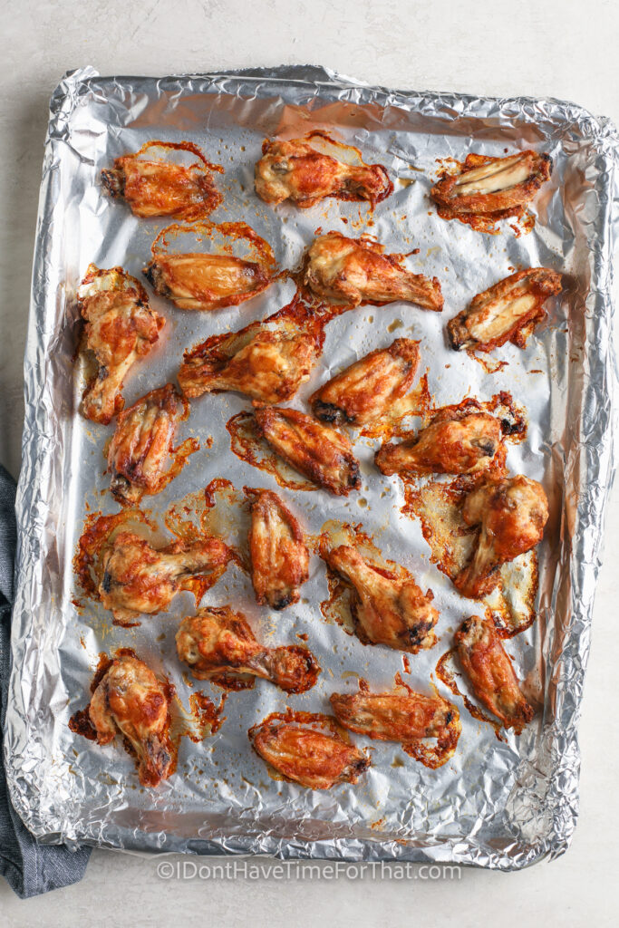 Baked Chicken Wings on a sheet pan