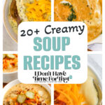 photos of Creamy Soup Recipes with a title