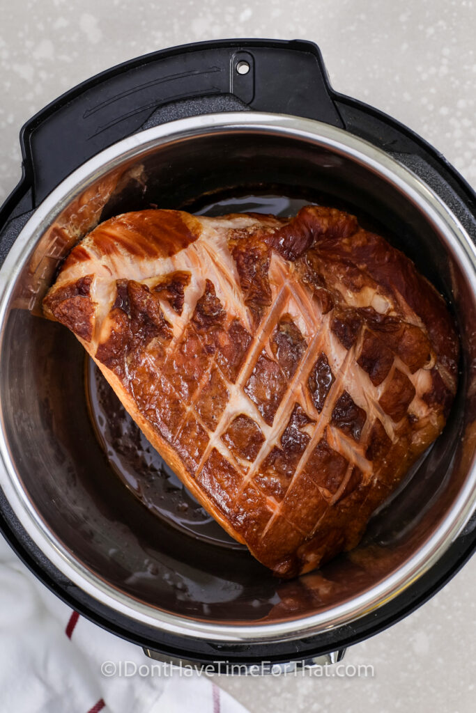 ham prepared in an instant pot